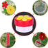 SAVITA Hand Feeding Hummingbirds, 4pcs Hummingbird Hand Feeder Mini Flower Hummingbird Feeder with 4pcs Cleaning Brushes for Outdoor...