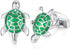 HONEY BEAR Sea Tortoise Turtle Cufflinks for Mens Stainless Steel Wedding Gift...