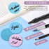 500 Sheets Transparent Sticky Notes Round Translucent Sticky Notes Sticky Tabs Colorful Page Flags Stickers Clear Book Markers Bible Journaling Of...