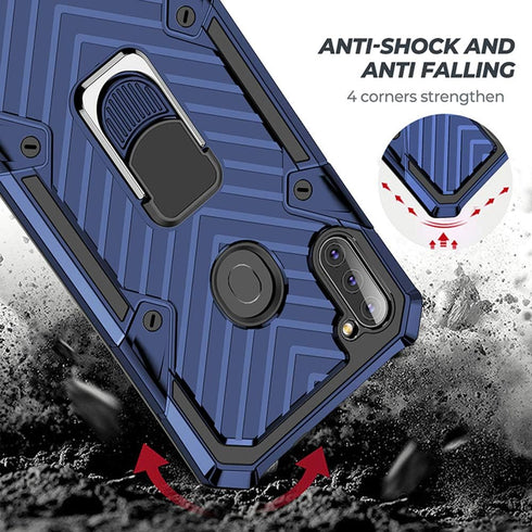 HNHYGETE Samsung Galaxy A11 Case, Samsung A11 Case, with Screen Protector, Shockproof Full Heavy Duty Protective Phone Cases with Kickstand for Sa...