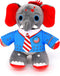 USA Elephant 8 Inch” Stars-and-Stripes Elephant Plush Stuffed Animal July 4th Independence Day Patriotic Decoration Memorial Day....