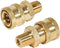 YAMATIC Pressure Washer Fitting, 1/4" Male Npt To 1/4" Socket, 1/4 inch Quick Connect Coupler, 5000 PSI Pressure Washer Coupler 2Pcs...