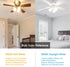 Candelabra Led Light Bulbs Dimmable, E26 Led Bulb 40 Watt Equivalent, 4W CA10 Flame Tip Chandelier Light Bulbs, 3000K Soft Warm White Candle Light...