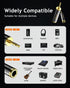 ANDTOBO 3.5mm Male to 1/4'' Female Stereo Pure Copper Headphone Adapter,3.5mm(1/8'') Plug Male to 6.35mm (1/4'') Jack Female Stereo Adapter for He...