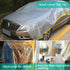 HERSENT 146"/12ft Plastic Sofa Couch Cover,Plastic Covers for Furniture,Waterproof Couch Cover for Sectional Sofa LShape,Extra Large Bed Couch Cha...