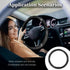 Bling Steering Wheel Cover, Crystal Diamond Steering Wheel Protector for Women Girls, 14-15 Inch Sparkling Rhinestone Decor Accessories, Universal...