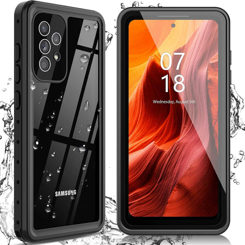 Oterkin for Samsung Galaxy A52 Case, A52 Waterproof Case Built-in Screen Protector Dustproof Shockproof IP68 Underwater Full Body Sealed Daily-Use...