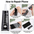 2 x 110ML T 7000 Pone Repair Glue, Multipurpose T-7000 Super Glue Semi Fluid Black Adhesive for Phone Screen Repair, Craft, Wooden, Leather, Shoes...