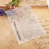 Flowers Mail Clear Stamps for Card Making Vintage Letter Transparent Silicone Stamp DIY Scrapbooking Supplies Embossing Paper Card Album...