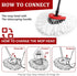 NICEMOVIC 3 Pack Spin Mop Replacement Head, Compatible with O-Ceda Easywring Spin Mop Heads Replacements, Microfiber Mop Refills for Easy Cleaning...