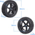 HobbyPark 12mm Hex RC Buggy Tires and Wheels Front & Rear for 1/12 1/10 Scale Models Car fit 2S 3S, Set of 4...