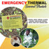 (4 Pack Emergency Thermal Survival Blankets, Mylar Blankets for Outdoor, Camping, Hiking, Survival, Large Silver Thermal Sheets, Heavy Duty Gear (...