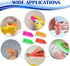 24 Pack Scrub Brushes for Cleaning Comfort Grip Stiff Bristles Cleaning Carpet Brush Cleaning Supplies Household Cleaning Brushes for Laundry Kitc...