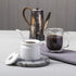 WM Bartleet & Sons 1750 T165 Traditional Porcelain Sugar/Jam/Mustard Pot with Lid & Spoon 8cm – White, 24 oz...
