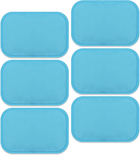 Ice Packs for Injuries, Reusable 2" x 4.5" - 6 Pack,Hot & Cold Pack, Ice Pack for Back Pain Relief, Flexible When Frozen,Cold Compress for Face,Ba...