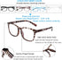 Henotin 4-Pack Blue Light Blocking Reading Glasses Women Men,Spring Hinge Computer Readers,Anti UV Ray Square Nerd Eyeglasses (4 pack Mix Color, 1...