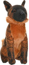 Wild Republic Rescue Dog, Malinois, Stuffed Animal, with Sound, 5.5 inches, Gift for Kids, Plush Toy, Fill is Spun Recycled Water Bottles...