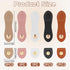 COMNICO 8 Pack Leather Snap Buckles, Sew on Purse Tab Closures Bag Buckle Fasteners DIY Craft Sewing Accessories for Wallet Shoulder Bag Handbag P...