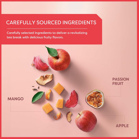 Wissotzky Fruit Galore Herbal Tea, 20 Tea Bags | Caffeine Free Tea | Antioxidant Rich | Fruity Blend | Herbal Tea Bags...