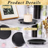 8PCS Iron Plate Candle Holder,Black Candle Holder Iron Plate,4'' Iron Candle Stand Plate for LED & Wax Candles,Decorative Pillar Candle Plate for ...