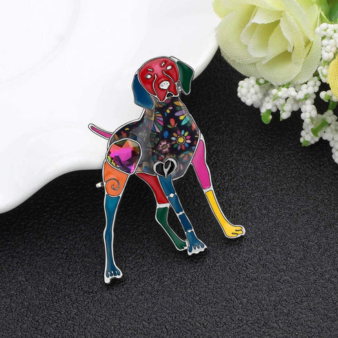 Cute Enamel Dog Brooch Fashion Pet Pins Jewelry Dog Gifts...