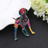 Cute Enamel Dog Brooch Fashion Pet Pins Jewelry Dog Gifts...