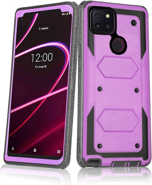 Asuwish Phone Case for T-Mobile Revvl 5G Cover Hybrid Rugged Shockproof Drop Proof Full Body Protective Heavy Duty Mobile Cell Accessories Tmobile...