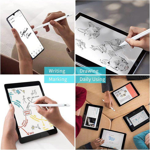 Stylus Pen for iPad Active Stylus Pen Apple Pencil Compatible with iPad (2018-2022) iPad Pro 11/12.9 in, iPad 6/7/8th, iPad Air/Mini Palm Rejectio...