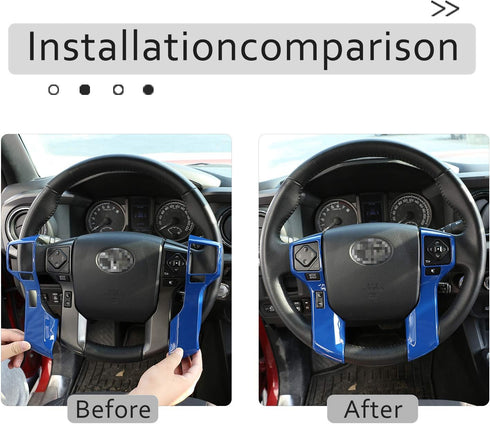Car ABS Center Console Button Molding Trim Frame,for Tacoma 2014-2023 Tundra 4Runner 2010-2023 4Runner 4WD N280 2014-2019 Center Console Button Pr...
