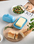 Sweejar Ceramic Butter Dish with Lid for Countertop,Porcelain Butter Keeper with Knob Handle,Butter Container for East/West Coast Butter, 7.1*3.7 ...