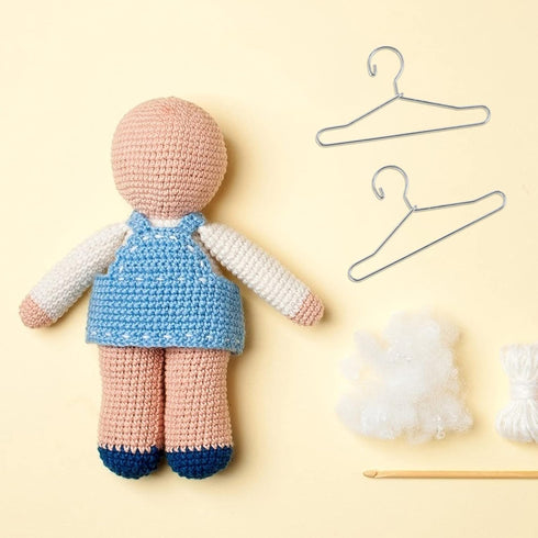 HEALLILY 20 Pcs Doll Clothes Hangers Dollhouse Miniature Wire Hangers, Metal Hangers for Doll Dress Necklaces (6.5CM Silver)...