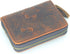 JJNUSA Men Minimalist Leather Wallet Card Holder Distressed Gifts Zipper bag...