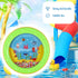 EASTROCK 10 Inch Ocean Drum Sea Sound Drum Percussion Instrument Wave Bead Drums Ocean Surf Effect Fish Graphic Sea Drum for Kids Children Baby...