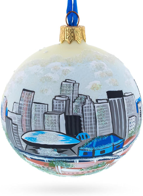 New Orleans, Louisiana Glass Ball Christmas Ornament 3.25 Inches...