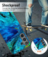 Samsung Galaxy A54 Case, Slim Fit Blue Watercolor Glow in The Dark Hybrid Hard PC Soft TPU Bumper Shockproof Drop Protective Women Men Phone Cover...