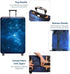Luggage Cover,Washable Elastic Suitcase Cover Protector Galaxy, XL: Fit 29-30 Inch Luggage...