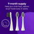 BURST Genuine Replacement Heads for Original Sonic Electric Toothbrush (White/3 Pack) | Ultra Soft Bristles for a Deep Clean | Stain & Plaque Remo...