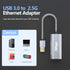 2.5G USB to Ethernet Adapter, USB 3.0 to RJ45 Ethernet Adapter, Gigabit LAN Adapter for Nintendo Switch, Xbox 360, Laptop, Computer, Mac, Chromebo...
