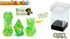 Gate Keeper Games and Dice: Inclusion Dice: Dice Goblin - 7pc Set, Transparent Green, Goblin Head Inclusion, 7 Resin Dice for Role Playing Games...
