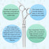Dog Cat Scissors for Grooming, Pet Shears for Thick Coats and Matted Hair, Thinner Curved Straight Chunker Stainless Steel Shears (7.0" Chunker Si...