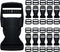 Buckles for Straps 5/8 Inch, Quick Side Release Plastic Buckle Clip 10 Pack + Tri-Glide Slide Clip 20 PCS, Heavy Duty Dual Adjustable No Sewing, R...