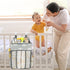 Maliton Hanging Diaper Caddy Organizer - Diaper Stacker for Changing Table, Crib, Playard or Wall & Nursery Organization Baby Shower Gifts for New...