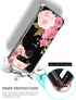 Floral Clear Pretty Phone Case for LG G8 ThinQ (2019 Release) for Women Girls,Flower Design Transparent Slim Soft Drop Proof TPU Bumper Cushion Si...