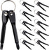 Keychain Screwdriver Tool Set, 11pcs Outdoor Tool Gadgets Kit Travel Kits Key Chain Screwdriver Tool Mini Pocket Screwdriver Keychain with Key Rin...