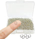 1000 Pcs Silver Plated Jump Rings Split Rings Circle Clasp Connecting Rings Jewelry, Chainmaille Rings Charm Ring Clasp Connector Rings Charm Loop...