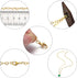 Forise 30 Feet Gold Plated 3mm Heart Chains for Jewelry Making DIY Heart Brass Link Unfinished Chains Set with 20Pcs Lobster Clasps 50Pcs Jump Rin...