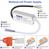 Waterproof IP67 LED Driver Power Supply 12V 24W 2A, 110V AC to 12V DC Converter, Ideal for Indoor and Outdoor, Marine, and Industrial LED Lighting...