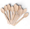 BANBU Bamboo Utensils Disposable- 100PK Bamboo Spoons for Eating 100% Biodegradable Compostable Renewable Natural Travel Cutlery 6.7" Spoon for Ca...