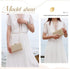 Straw Clutch Purses Women Summer Beach Handbags Clutch Purses Chain Crossbody Shoulder Bag Evening Bag...