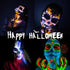 10 Color Glow in The Dark Face Paint,UV and Black Light Neon Face and Body Painting Set Mardi Gras Halloween Masquerade Black Light Birthday Party...